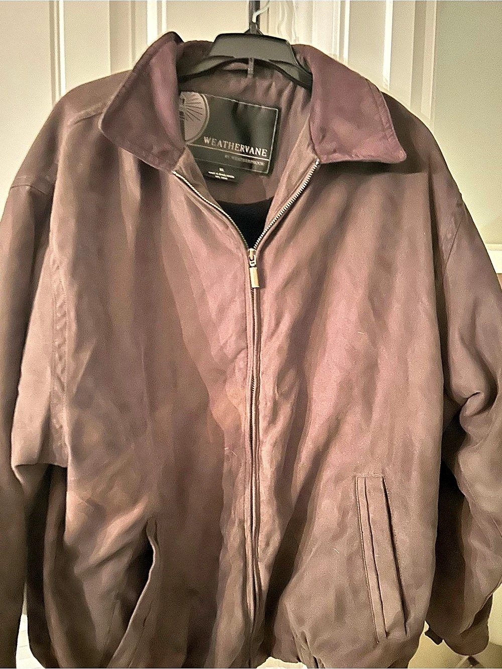 Weathervane Brown Bomber Jacket Size XL Like New